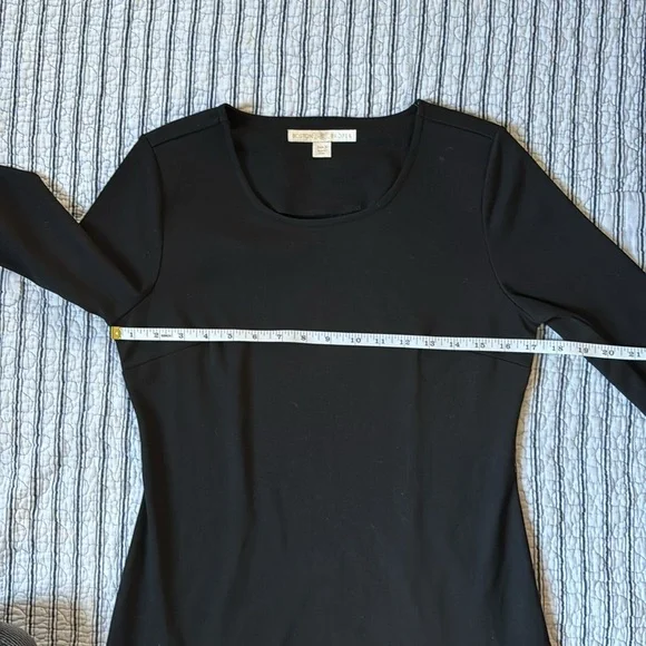 Boston Proper Sweater Knit Sheath Dress Long sleeve Aztec Tribal print size 4 - Picture 4 of 14